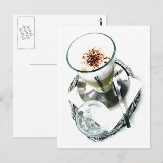 Cafe Latte Fix Briefkaart (Voorkant / Achterkant)