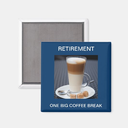 Cafe Latte Magneet (Voorkant / Achterkant)