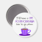 Cafe Latte Magneet (Voorkant / Achterkant)