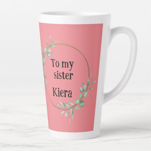 Cafe Latte Mok (Rechts)