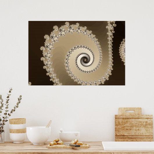 Cafe Latte Poster (Keuken)