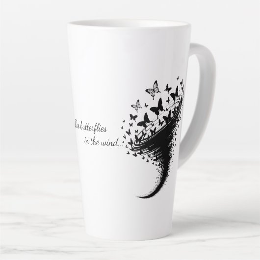 Cafe Latte Tasse Latte Mok (Rechterhoek)