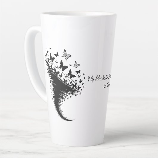 Cafe Latte Tasse Latte Mok (Linkerhoek)