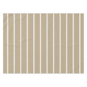 Cafe Latte White Pinstripe Tafelkleed (Voorkant (Horizontaal))