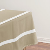 Cafe Latte White Pinstripe Tafelkleed (Voorbeeld)