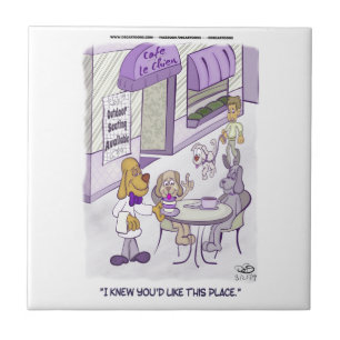 Cafe Le Chien Products Tegeltje