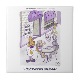 Cafe Le Chien Products Tegeltje