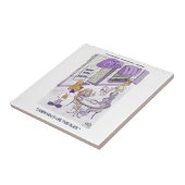 Cafe Le Chien Products Tegeltje (Zijkant)