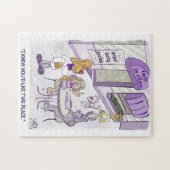 Cafe Le Chien Puzzle Legpuzzel (Horizontaal)