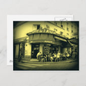 Café Le Deux Moulain Briefkaart (Voorkant / Achterkant)