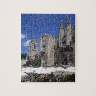 Cafe, Le Palais des Papes, Avignon, Vaucluse Legpuzzel