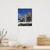 Cafe, Le Palais des Papes, Avignon, Vaucluse, Poster (Keuken)