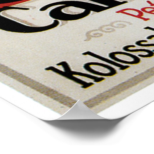 Cafe Leitmeyer  Cafe Drink & Art Poster (Hoek)