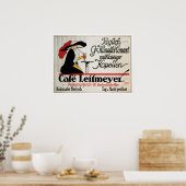 Cafe Leitmeyer Cafe Drink & Art Poster (Keuken)