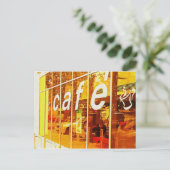 Cafe Life Briefkaart (Staand voorkant)