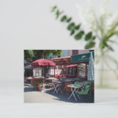 Cafe Life in Frankrijk Briefkaart (Staand voorkant)