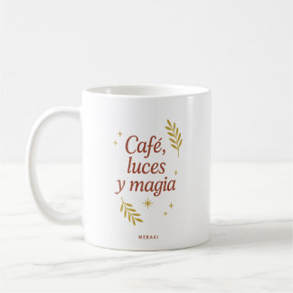 Café, Luces y Magia ✨ | Christmas Coffee Mug Desig Koffiemok