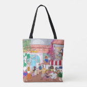 Café Macchiato Miramar Boodschaptas Tote Bag (Achterkant)