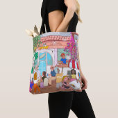 Café Macchiato Miramar Boodschaptas Tote Bag (Dichtbij)