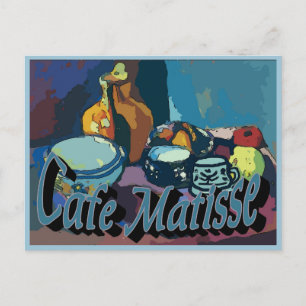 Cafe Matisse Poster Briefkaart