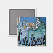 Cafe Matisse Poster Koffiestandaard Magneet (Voorkant / Achterkant)
