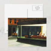  café met filmsterren briefkaart (Voorkant / Achterkant)