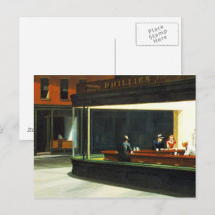  café met filmsterren briefkaart