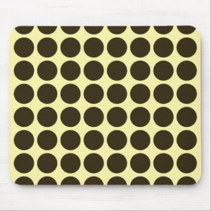 Café Mocha Cream Neutrale Stippen Muismat