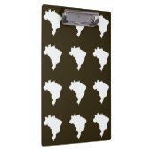 Café Mocha Festive Brazil Pattern aan Emporio Moff Klembord (Rechts)