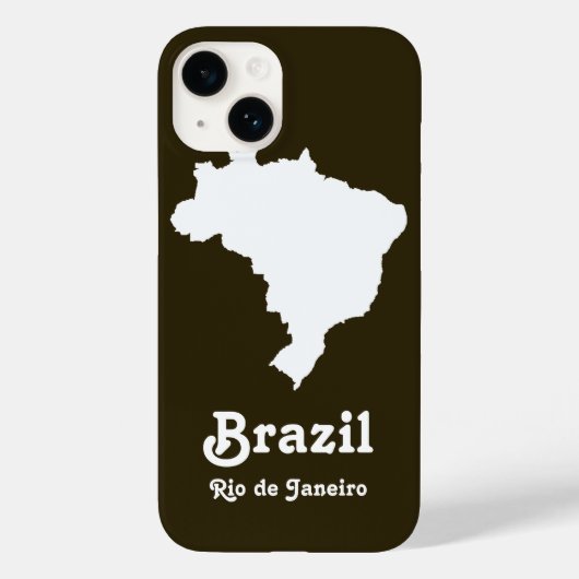 Café Mocha Festive Brazilië Case-Mate iPhone Case (Achterkant)