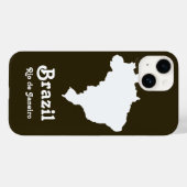 Café Mocha Festive Brazilië Case-Mate iPhone Case (Achterkant (horizontaal))