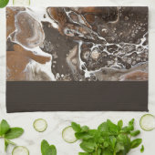 " café mocha mermaid with whip " theedoek (Gevouwen)