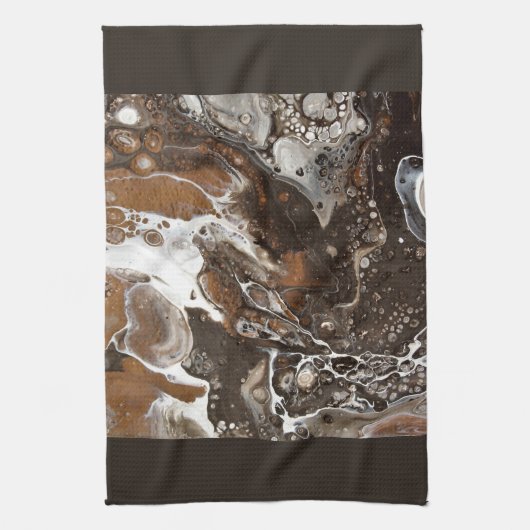 " café mocha mermaid with whip " theedoek (Verticaal)