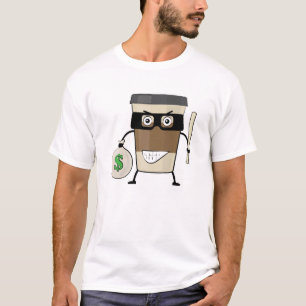 Cafe Mok Bandiet - Grappige Karakter Illustratie T-shirt