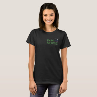 Cafe Momus neon licht diner koffiebrander logo Boh T-shirt