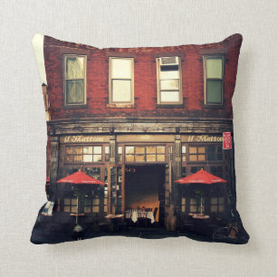 Cafe - New York City Kussen