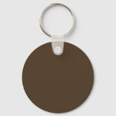 Café noir (effen kleur) sleutelhanger (Achterkant)