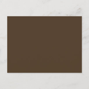 Café Noir Solid Color Briefkaart