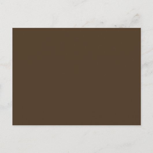Café Noir Solid Color Briefkaart (Voorkant)