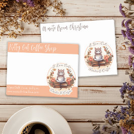 Café of Koffiewinkel Katten Boeken en Koffie Post-it® Notes