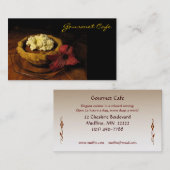 cafe of restaurant visitekaartje (Voorkant / Achterkant)