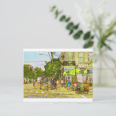 Cafe Olympico Briefkaart (Staand voorkant)