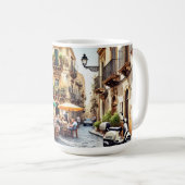 Café op Sicilië Italië Koffiemok (Voorkant rechts)
