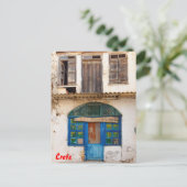 Cafe-Ouzeri-gebouw Briefkaart (Staand voorkant)