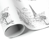 Café Parijs Cadeaupapier (Rol Hoek)