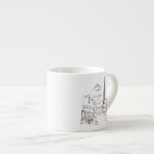 Cafe Parijs Espresso Kop (Voorkant rechts)