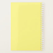 Cafe Parijs gepersonaliseerd, jaar op maat Planner (Achterkant)