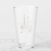 Cafe Parijs Glas (Achterkant)
