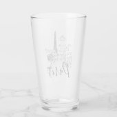 Cafe Parijs   Glas (Achterkant)