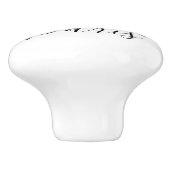 Cafe Parijs   Keramische Knop (Zijkant)
